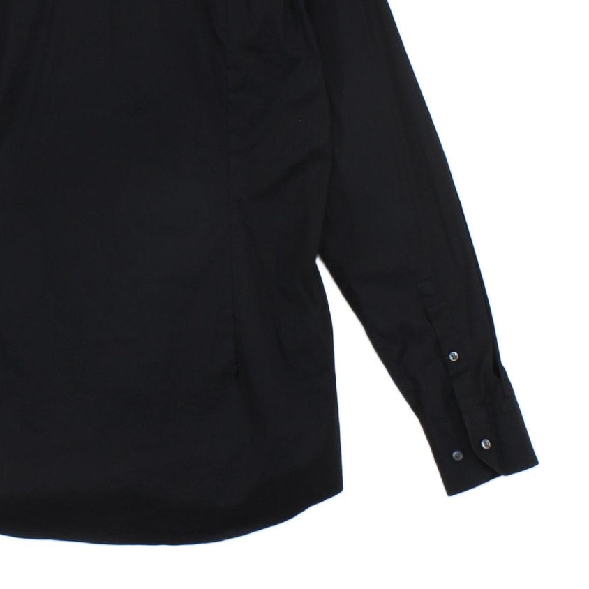 Mens Shirt Slim Fit Formal Button Up Stretch