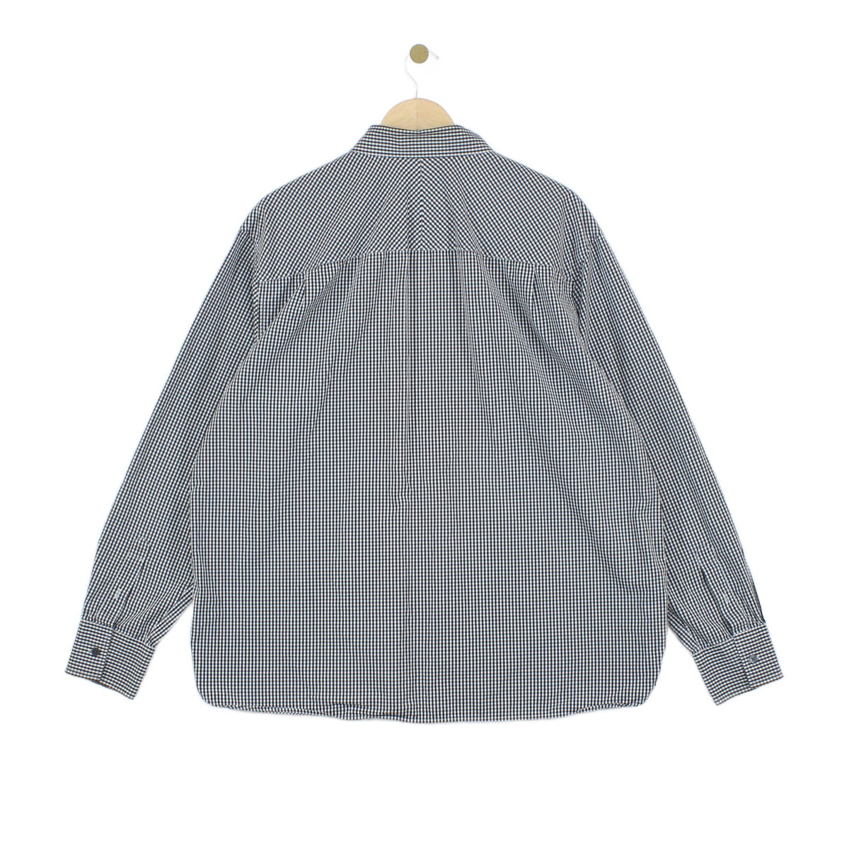Mens Check Shirt Long Sleeve Button Up