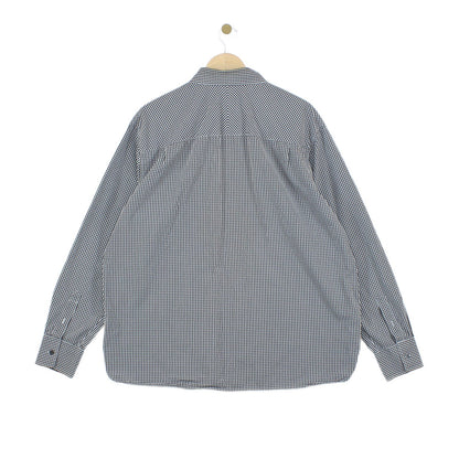 Mens Check Shirt Long Sleeve Button Up