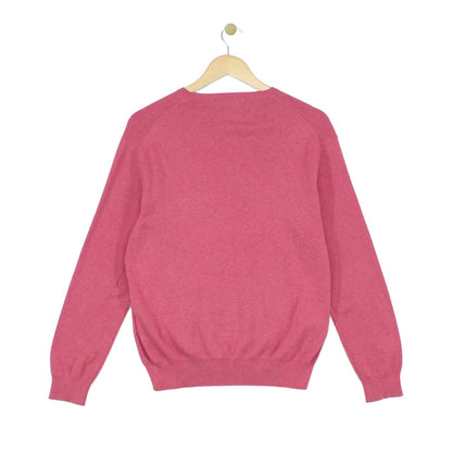 Mens V-Neck Jumper Classic Logo