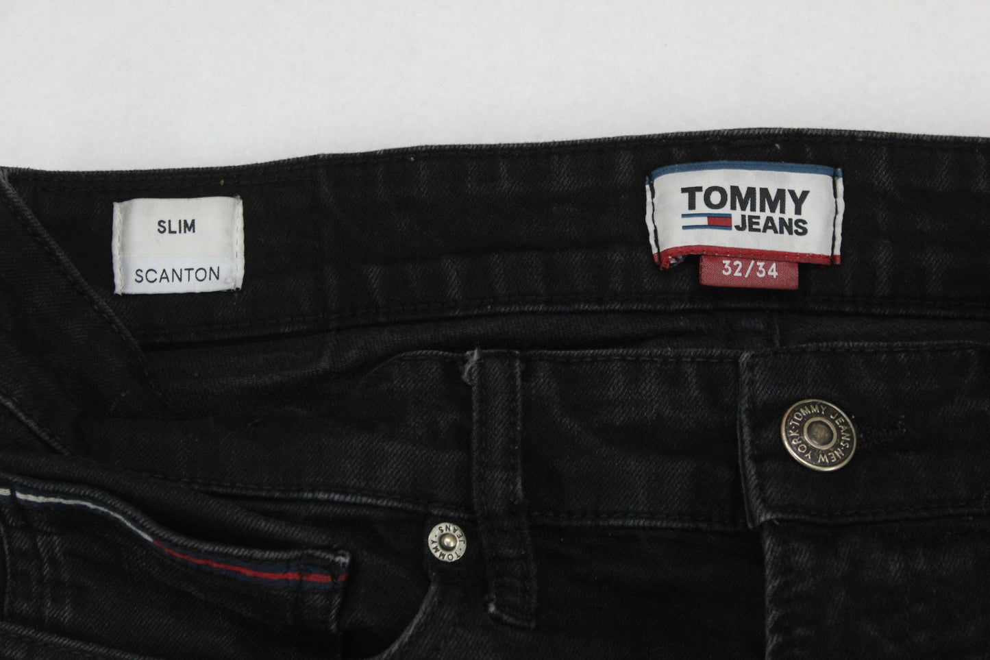 Mens Scanton Jeans Slim Fit Stretch Denim