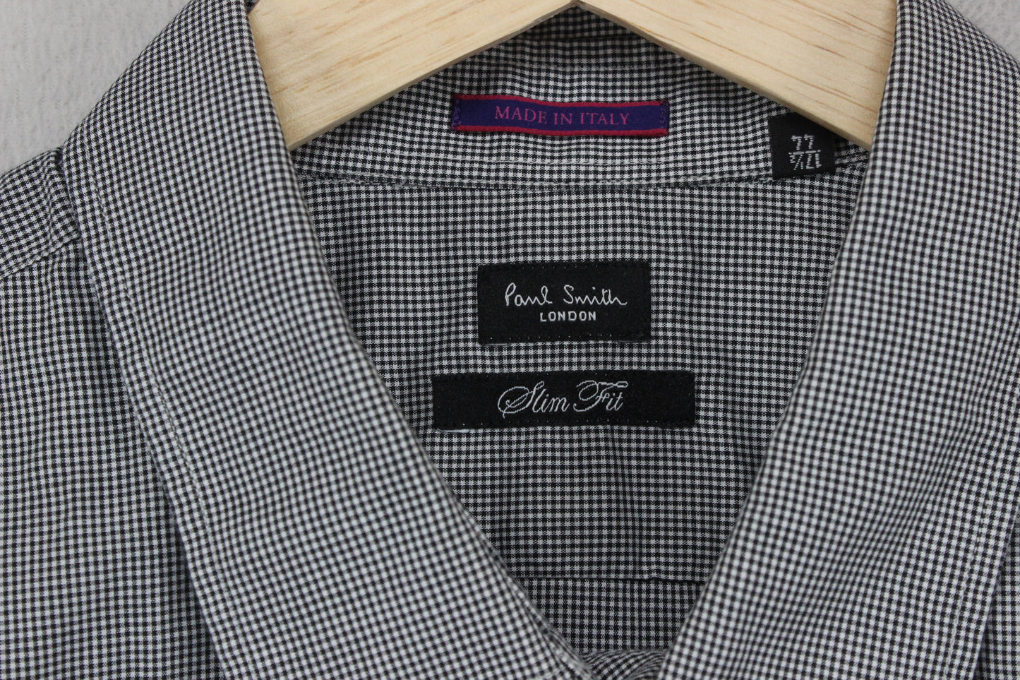 Mens Shirt Made In Italy Slim Fit Long Sleeve