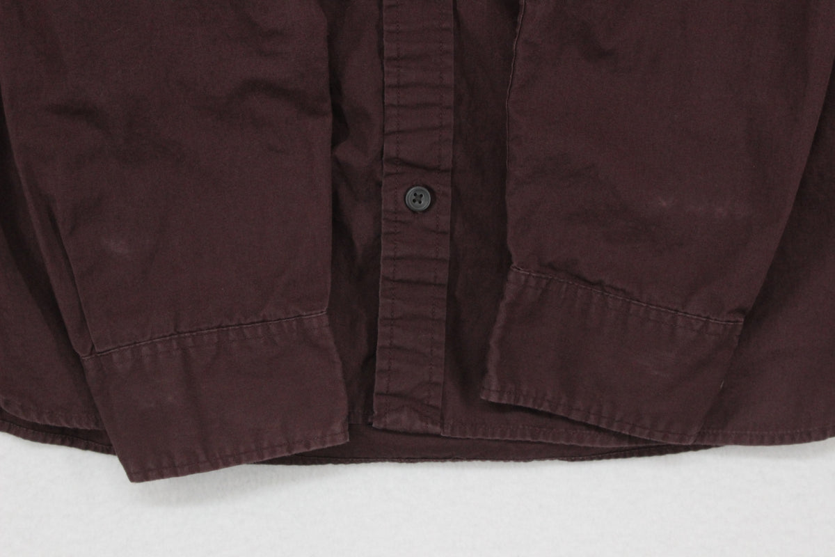 Mens Shirt Button Up Long Sleeve