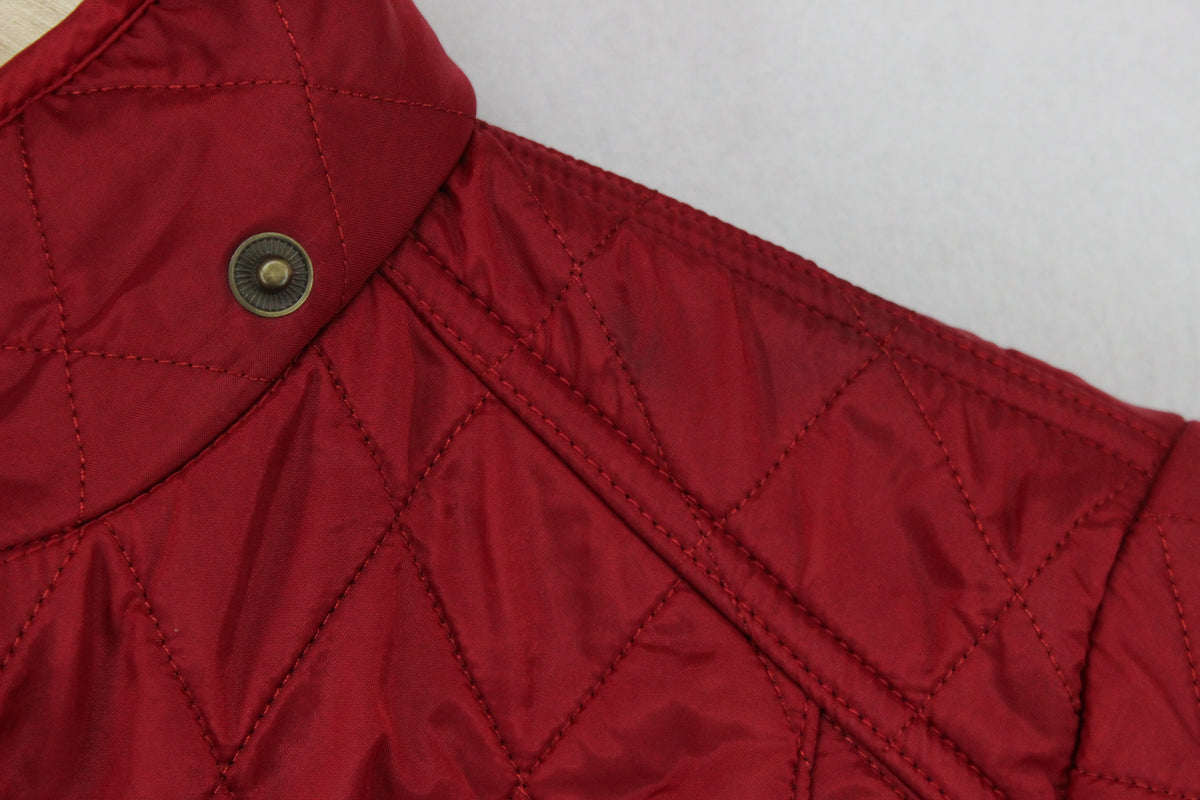 Womens Quilted Jacket Full Zip Lined