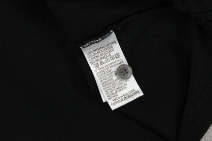 Mens Polo Shirt Long Sleeve Logo Zebra