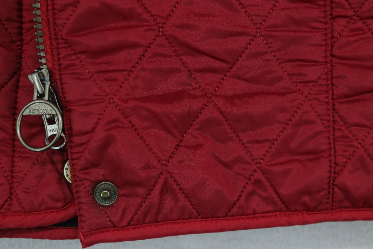 Womens Quilted Jacket Full Zip Lined