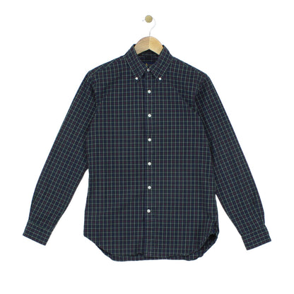 Mens Plaid Shirt Long Sleeve Button Down