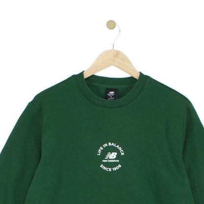 Mens Sweatshirt Crew Neck Athletic Logo