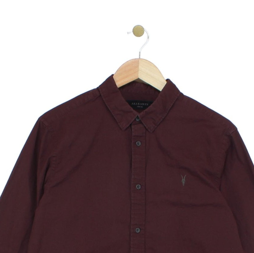 Mens Shirt Button Up Long Sleeve