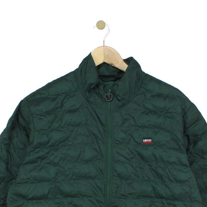 Mens Quilted Jacket Lightweight Full Zip Outdoor