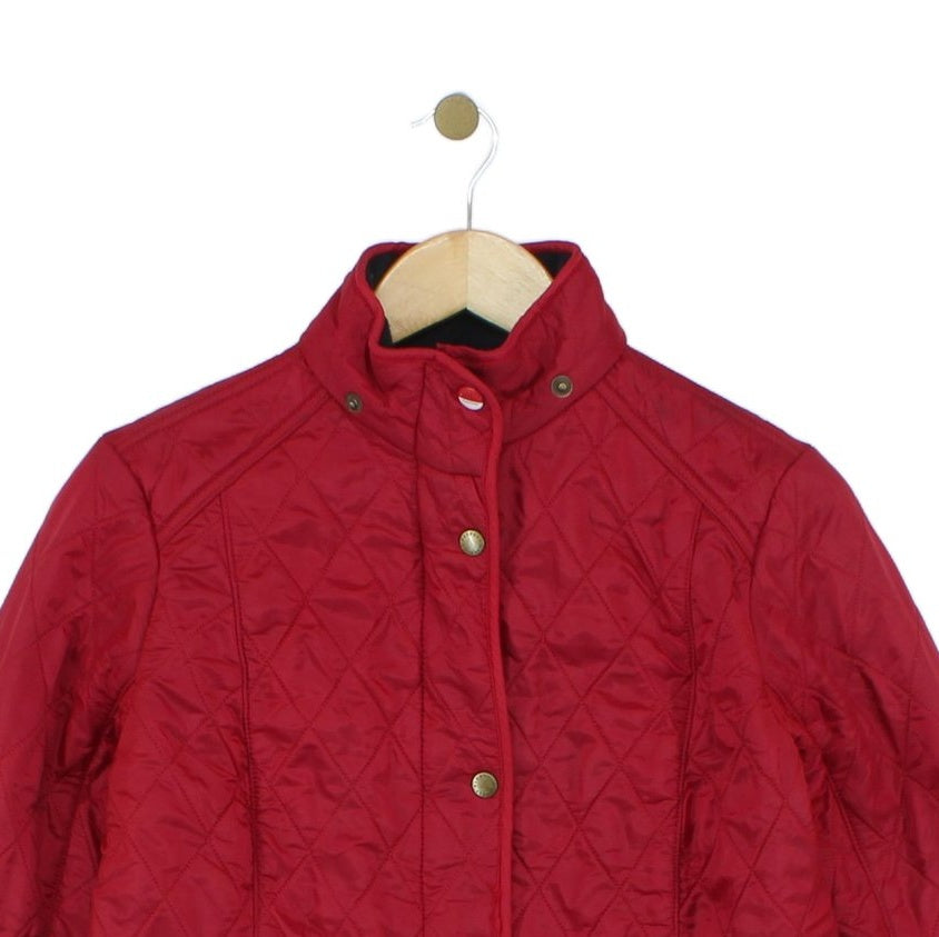 Womens Quilted Jacket Full Zip Lined