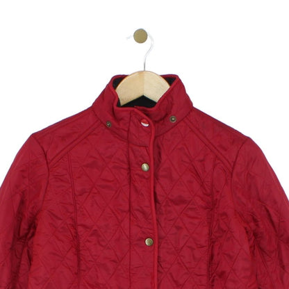 Womens Quilted Jacket Full Zip Lined