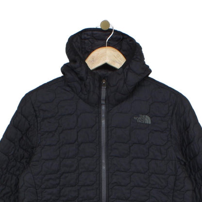 Boys Quilted Jacket Hooded Full Zip Outdoor