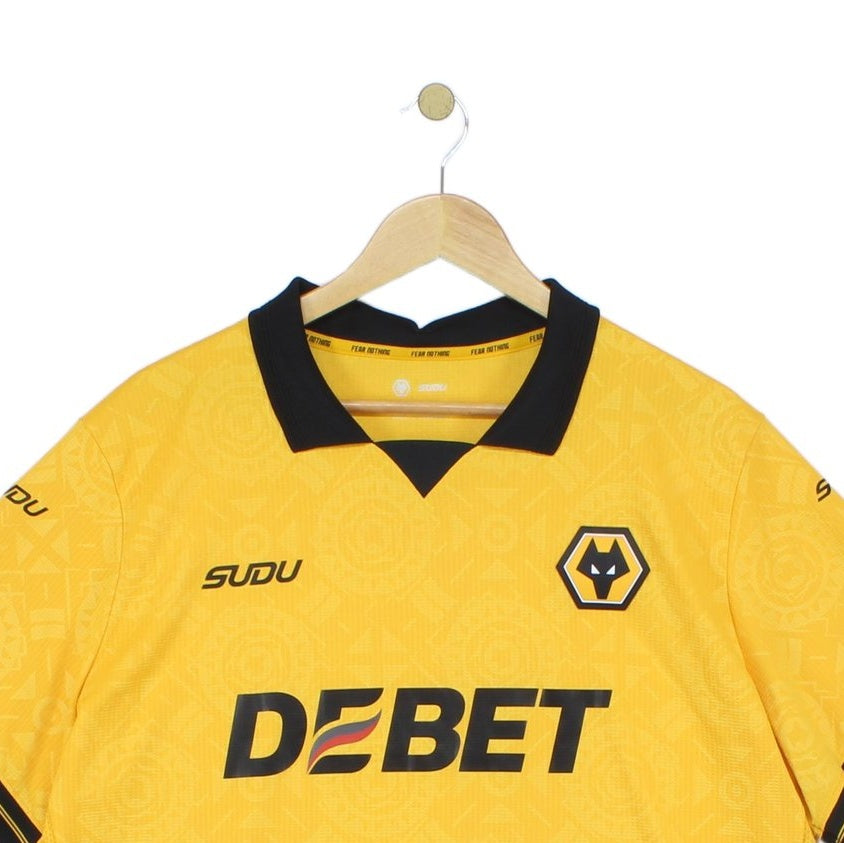 Mens Wolverhampton Wanderers 2025-26 Football Shirt Home Jersey