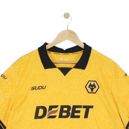 Mens Wolverhampton Wanderers 2025-26 Football Shirt Home Jersey