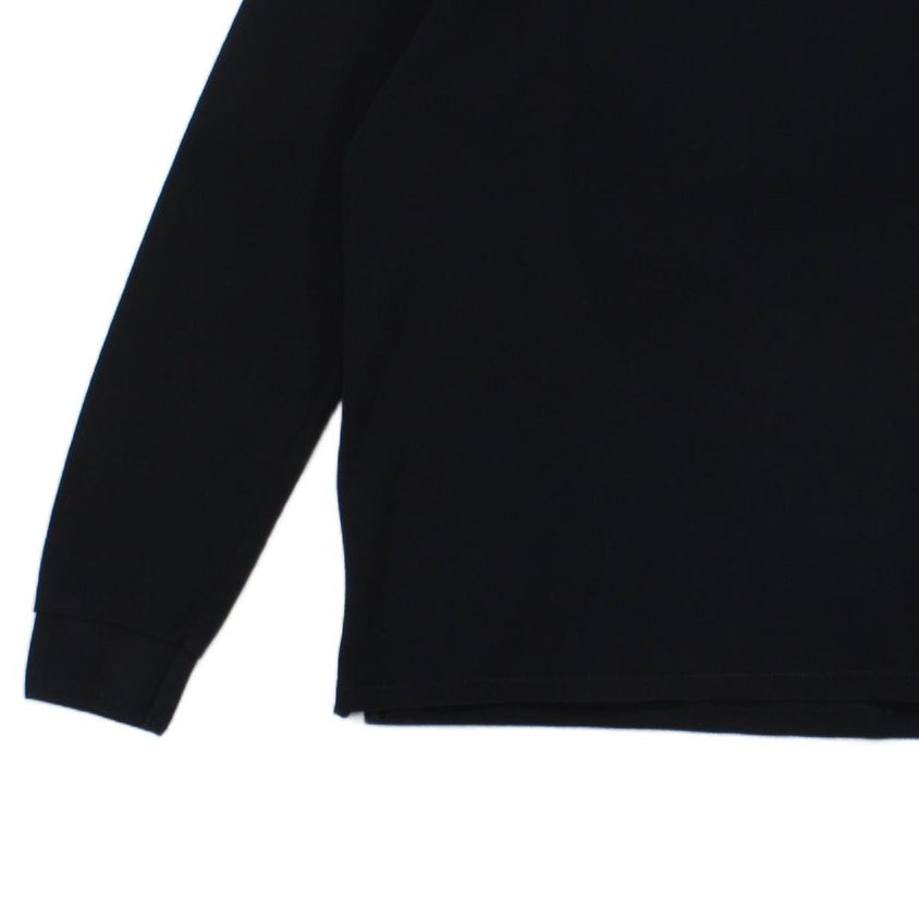 Mens Polo Shirt Long Sleeve Logo Zebra
