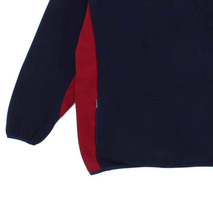 Mens Manchester United 1/4 Zip Fleece Retro