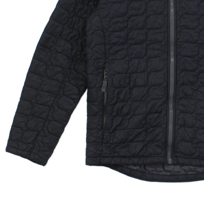 Boys Quilted Jacket Hooded Full Zip Outdoor