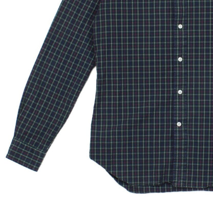 Mens Plaid Shirt Long Sleeve Button Down