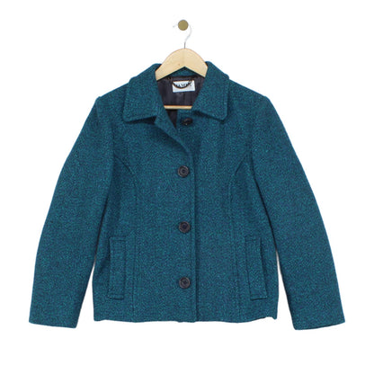 Womens Wool Jacket Uk Made Notch Lapel