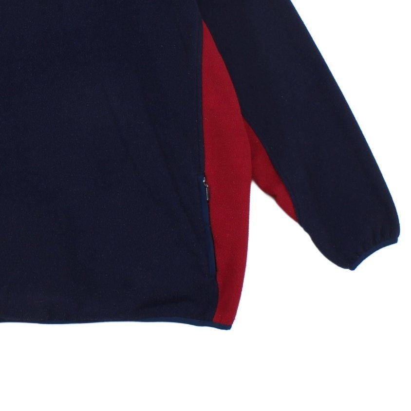 Mens Manchester United 1/4 Zip Fleece Retro