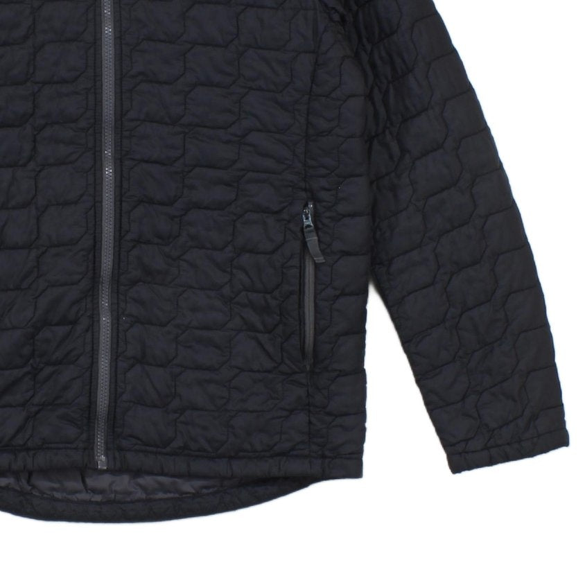 Boys Quilted Jacket Hooded Full Zip Outdoor