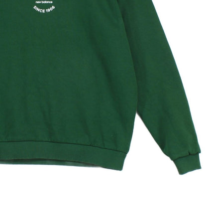 Mens Sweatshirt Crew Neck Athletic Logo