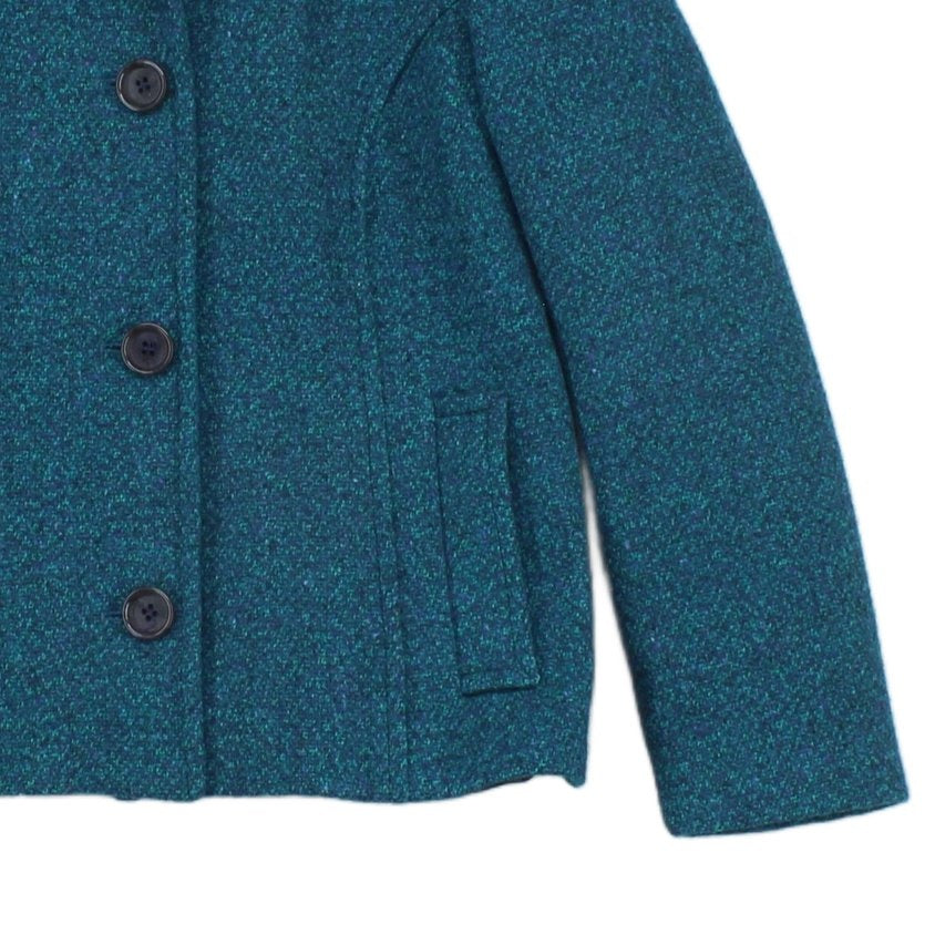 Womens Wool Jacket Uk Made Notch Lapel