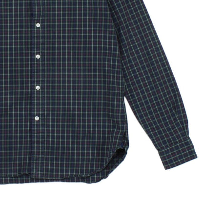 Mens Plaid Shirt Long Sleeve Button Down