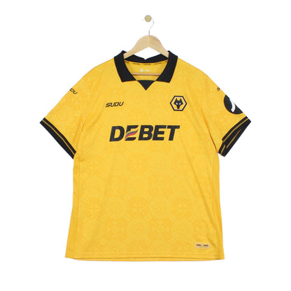 Mens Wolverhampton Wanderers 2025-26 Football Shirt Home Jersey