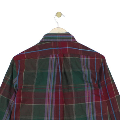 Mens Plaid Shirt Button Up Classic