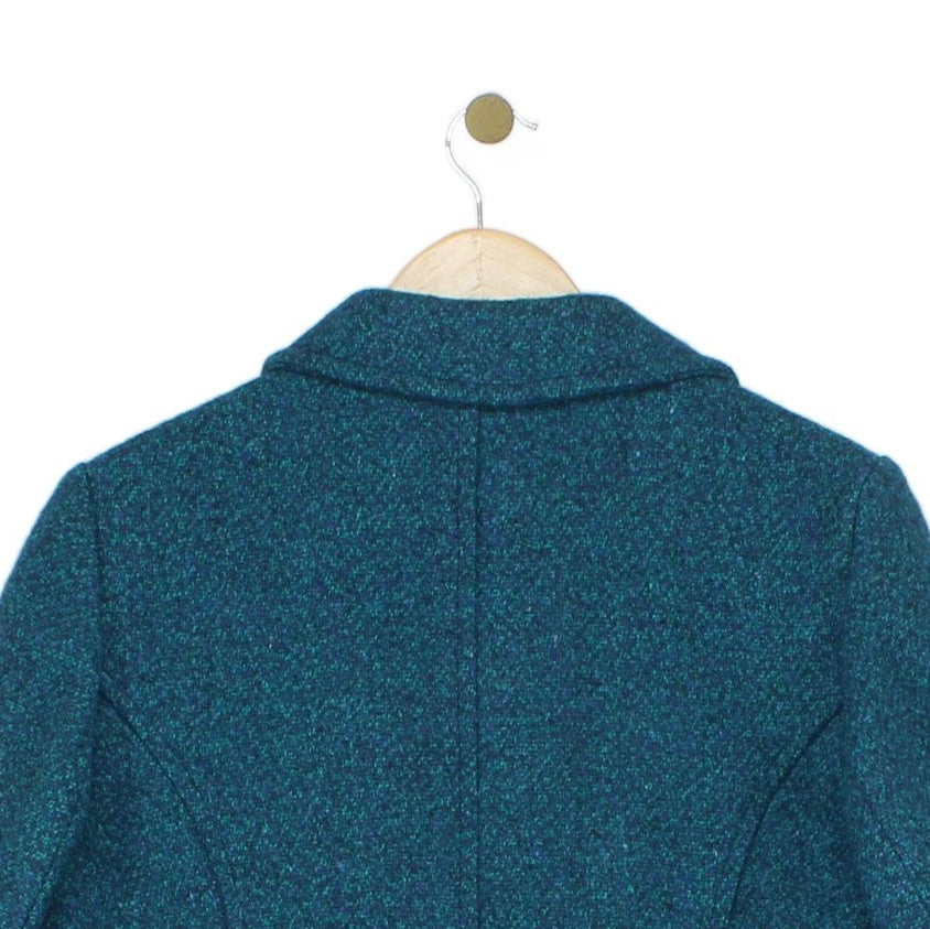 Womens Wool Jacket Uk Made Notch Lapel