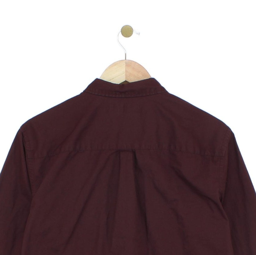 Mens Shirt Button Up Long Sleeve