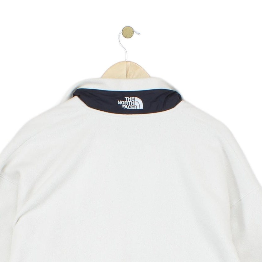 Womens 1/4 Zip Fleece Pocket Cropped Relaxed Fit