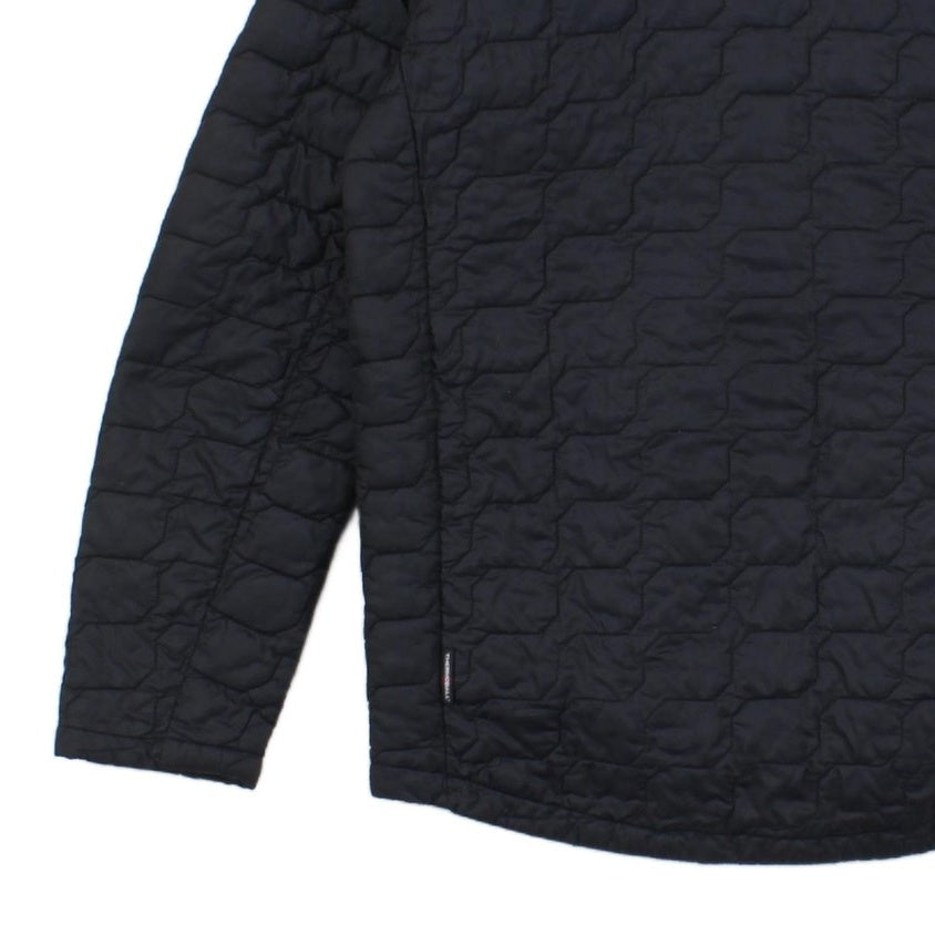 Boys Quilted Jacket Hooded Full Zip Outdoor