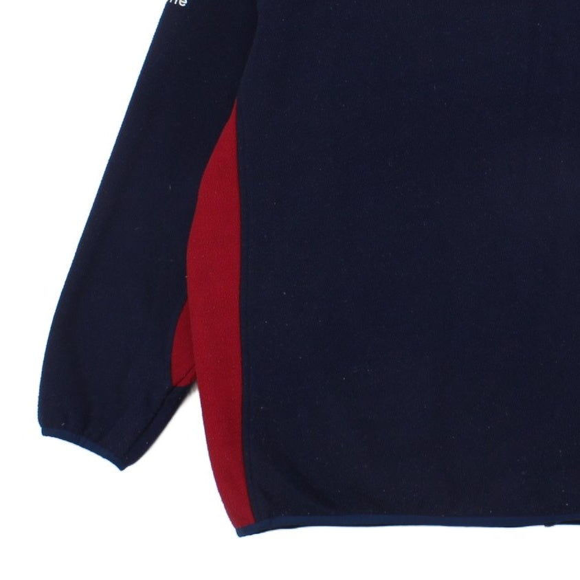 Mens Manchester United 1/4 Zip Fleece Retro