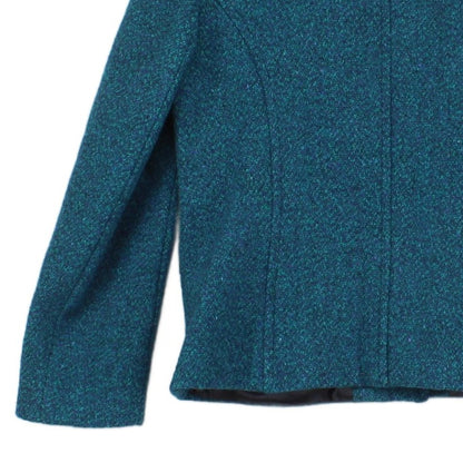 Womens Wool Jacket Uk Made Notch Lapel