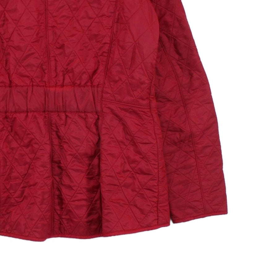 Womens Quilted Jacket Full Zip Lined