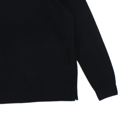 Mens Polo Shirt Long Sleeve Logo Zebra
