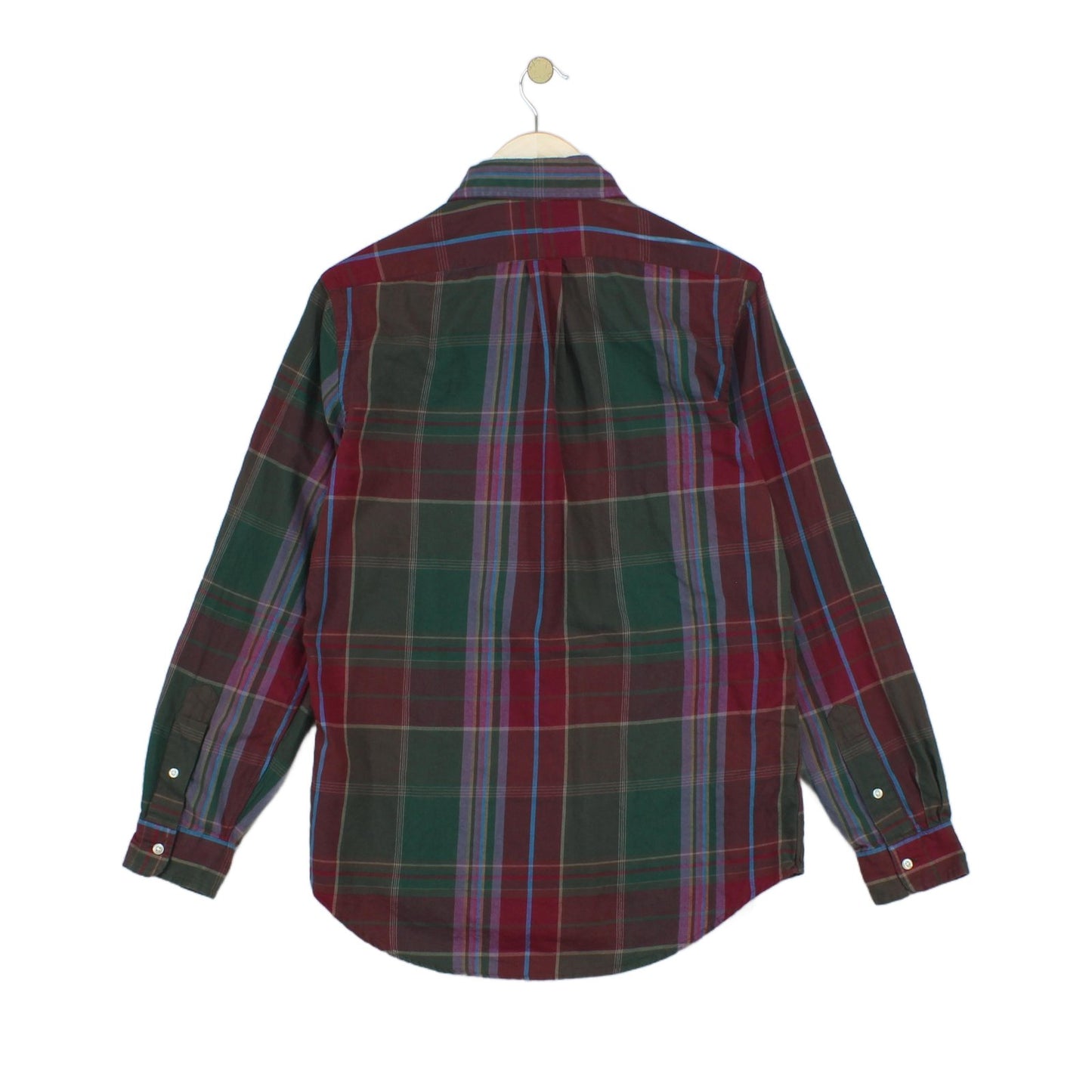 Mens Plaid Shirt Button Up Classic