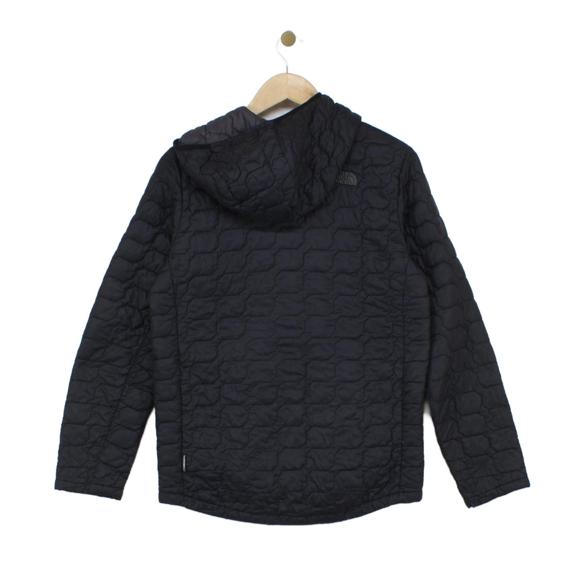 Boys Quilted Jacket Hooded Full Zip Outdoor