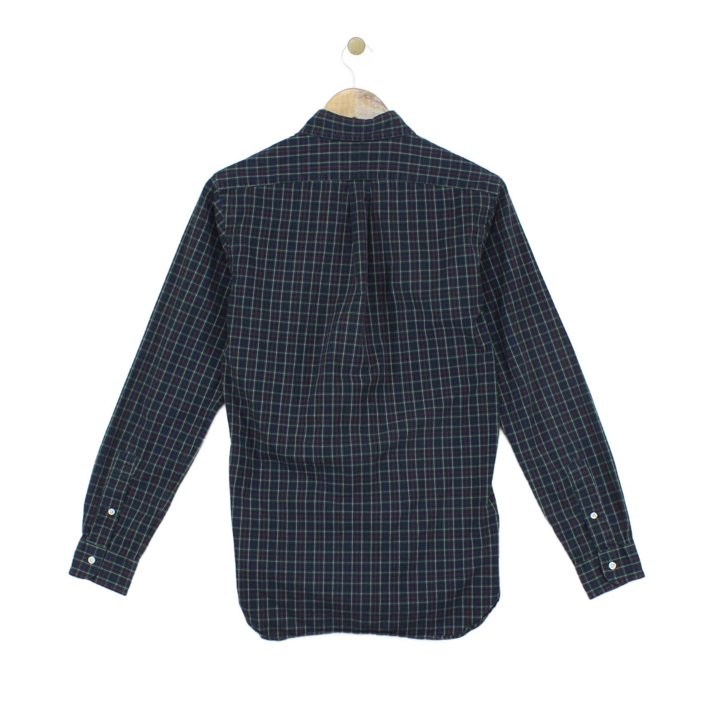 Mens Plaid Shirt Long Sleeve Button Down