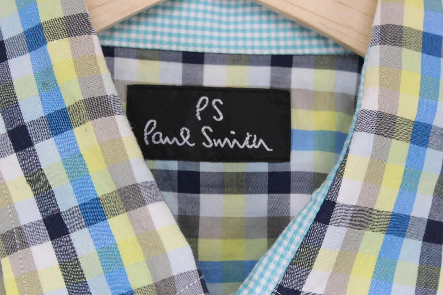 Mens Plaid Shirt Casual Short Sleeve Designer