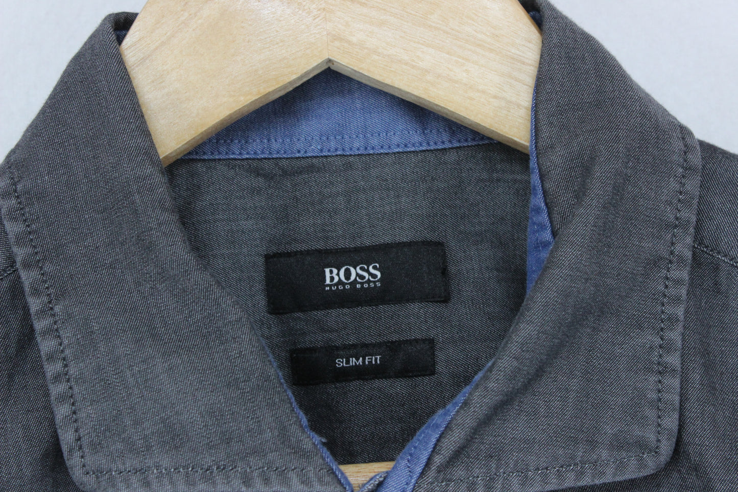 Mens Shirt Slim Fit Long Sleeve