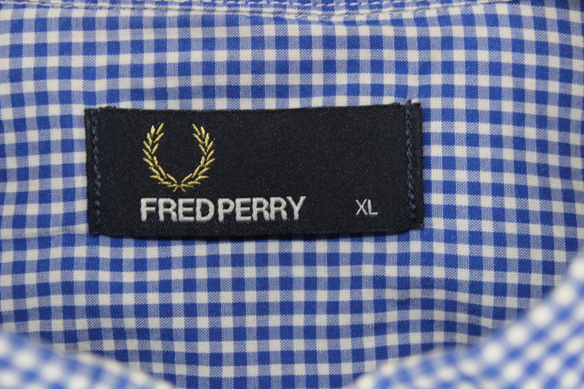 Mens Check Shirt Button Down Long Sleeve Cotton