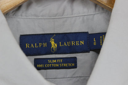 Mens Shirt Stretch Slim Fit Button Up