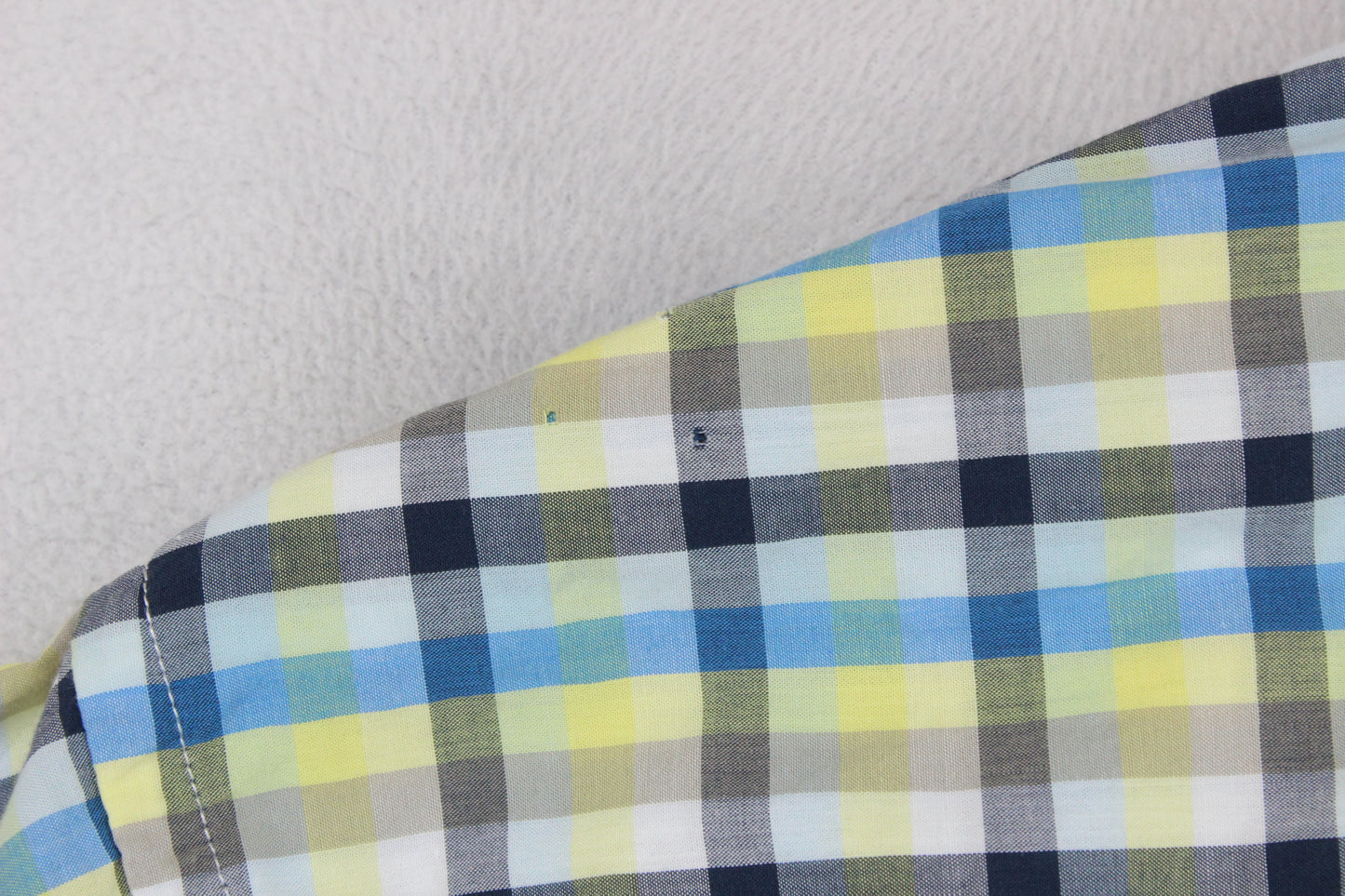 Mens Plaid Shirt Casual Short Sleeve Designer
