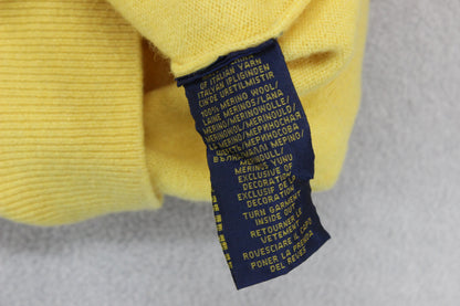 Mens V-Neck Jumper Pullover Wool