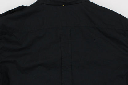 Mens Shirt Long Sleeve Button Up Lapel