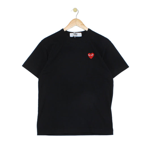 Mens T-Shirt Heart Logo Basic Slim Fit